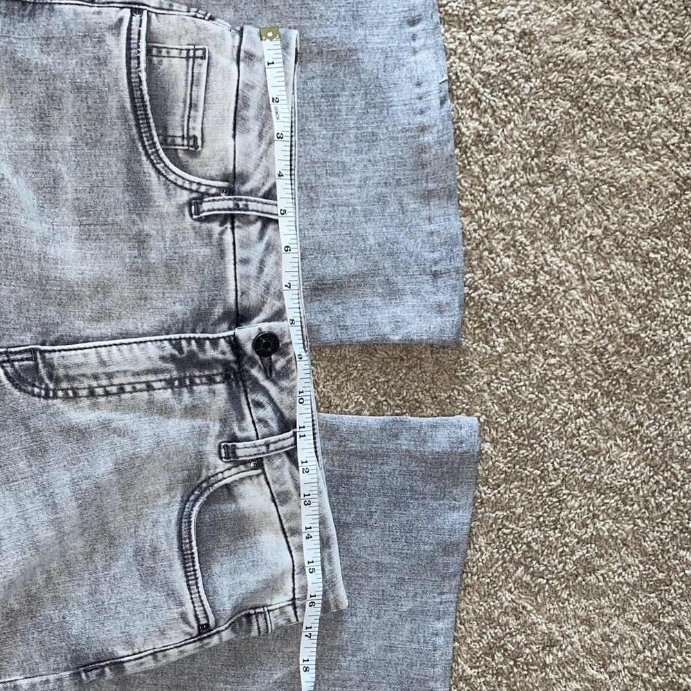 Kut from the Kloth Light Gray Flare Jeans - Picture 5 of 6